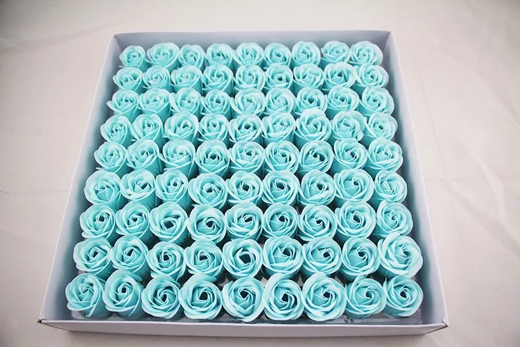 menior蓝花肥皂手工纸香皂oem