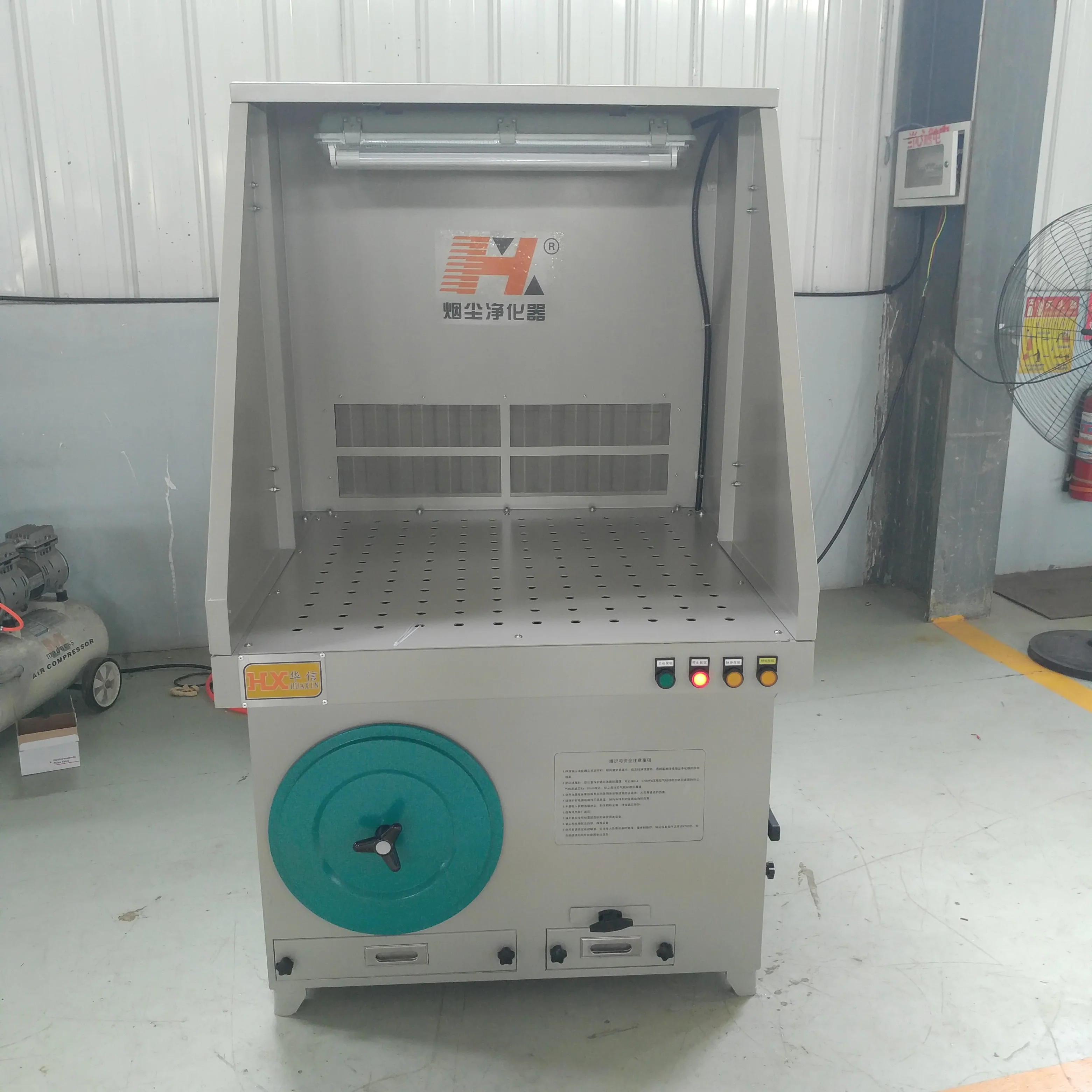 
Grinding Dust Collector Downdraft Table with Automatic Ash Cleaning 