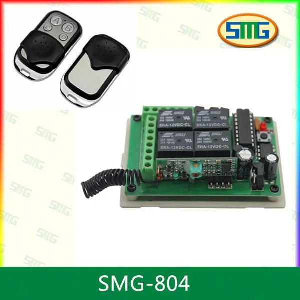 12/24v DC 4 channel long distance remote control set SMG-804