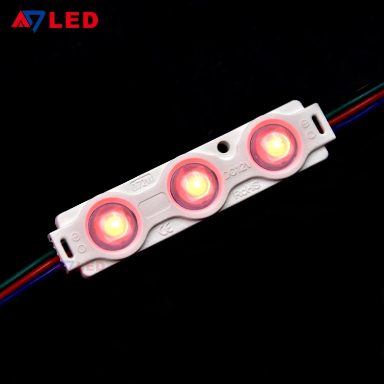 wholesale 20pcs per string sequential grb 3 chips 5050 led smd module for light box signage