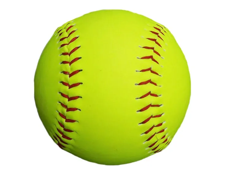 Factory Direct Custom Logo Office Size And Weight 12'' Softball Balls ...