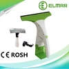 Window Cleaning Rechargeable Tool Kit with Vacuum Squeegee, Sprayer, Adjustable Extension Pole and Microfiber Cloth-Yellow