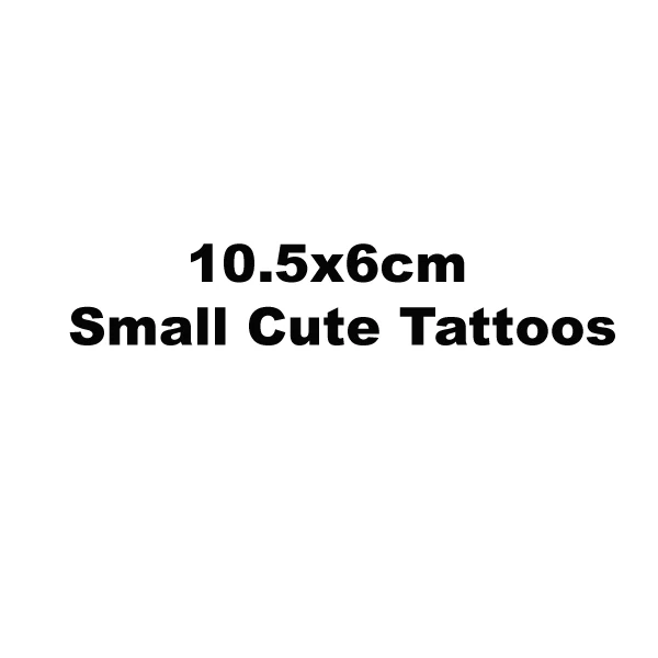 

Catalog of Small Cute Temporary Japanese Korean Styles 10.5x6cm Tattoos Stickers