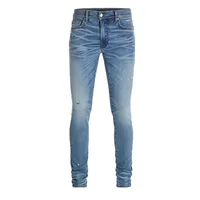 

DiZNEW Wholesale custom men skinny jeans super stretch men street jeans