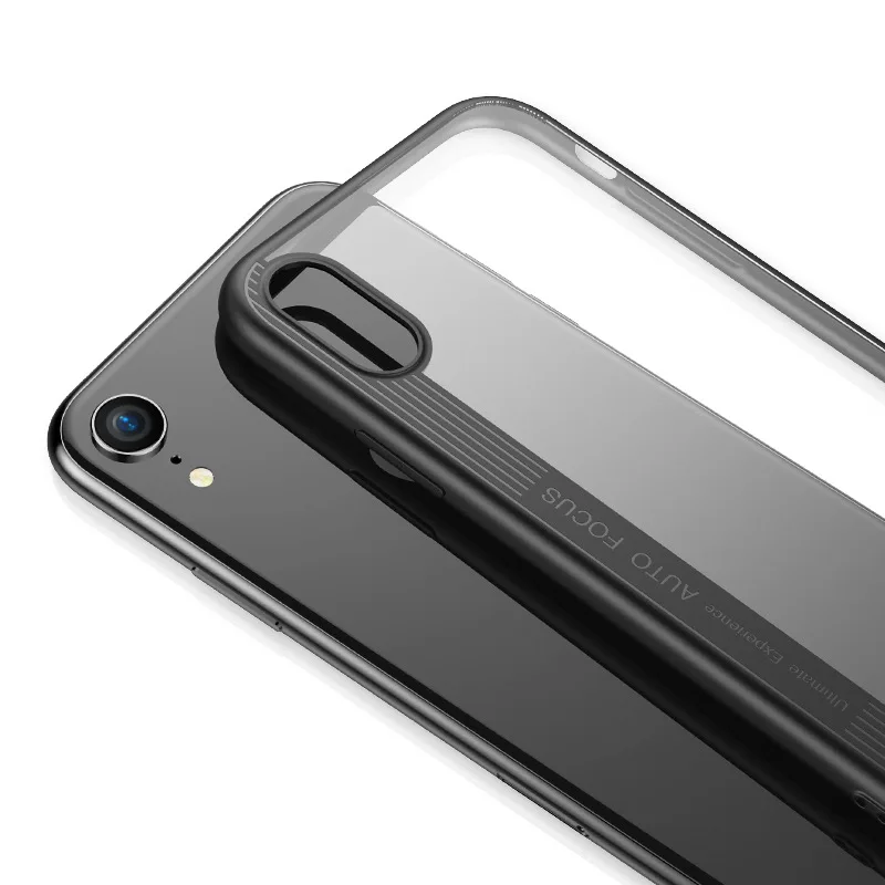 

Combo Acrylic TPU Phone Case Shockproof Clear Soft Cover Case for iPhone 7 8 X XS, N/a