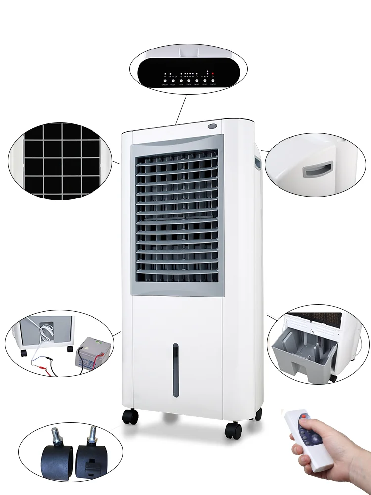 china cheap wholesale mini portable air conditioner honeycomb purify cooling humidification evaporative mobile air conditioner