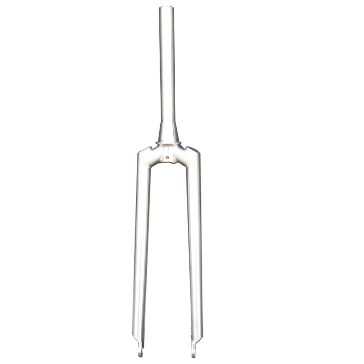 

factory price 26" 27.5" 29" Titanium bike fork with taper steer tube mtb fork tapered fork, Silver