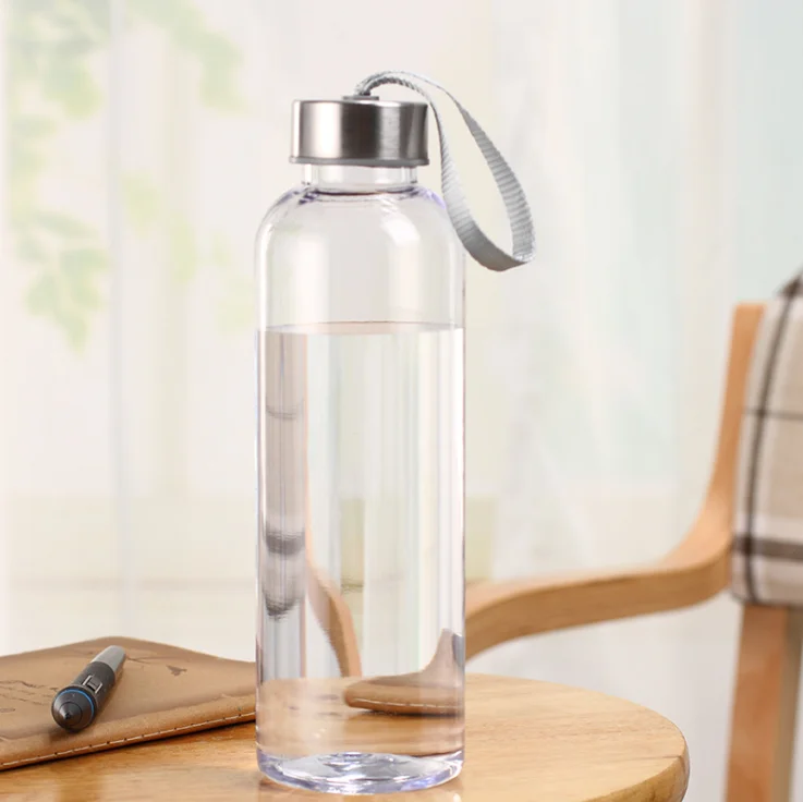 

Wholesale tritan or PS plastic sports water bottle, Transparent