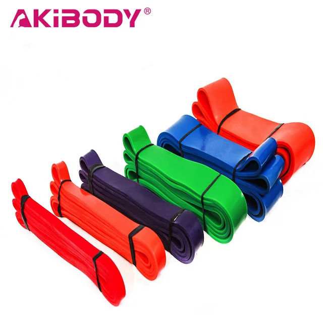 

Wholesale Pull Up Exercise Circle Private Label Elastic Fabric Custom Printed Resistance Tube Bands, Red/black/violet/green/blue/orange and customized