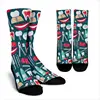 Custom dental dentist tools socks unisex crew Socks