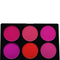 

6 colors Waterproof Private Label High Quality Blushing Red Blush