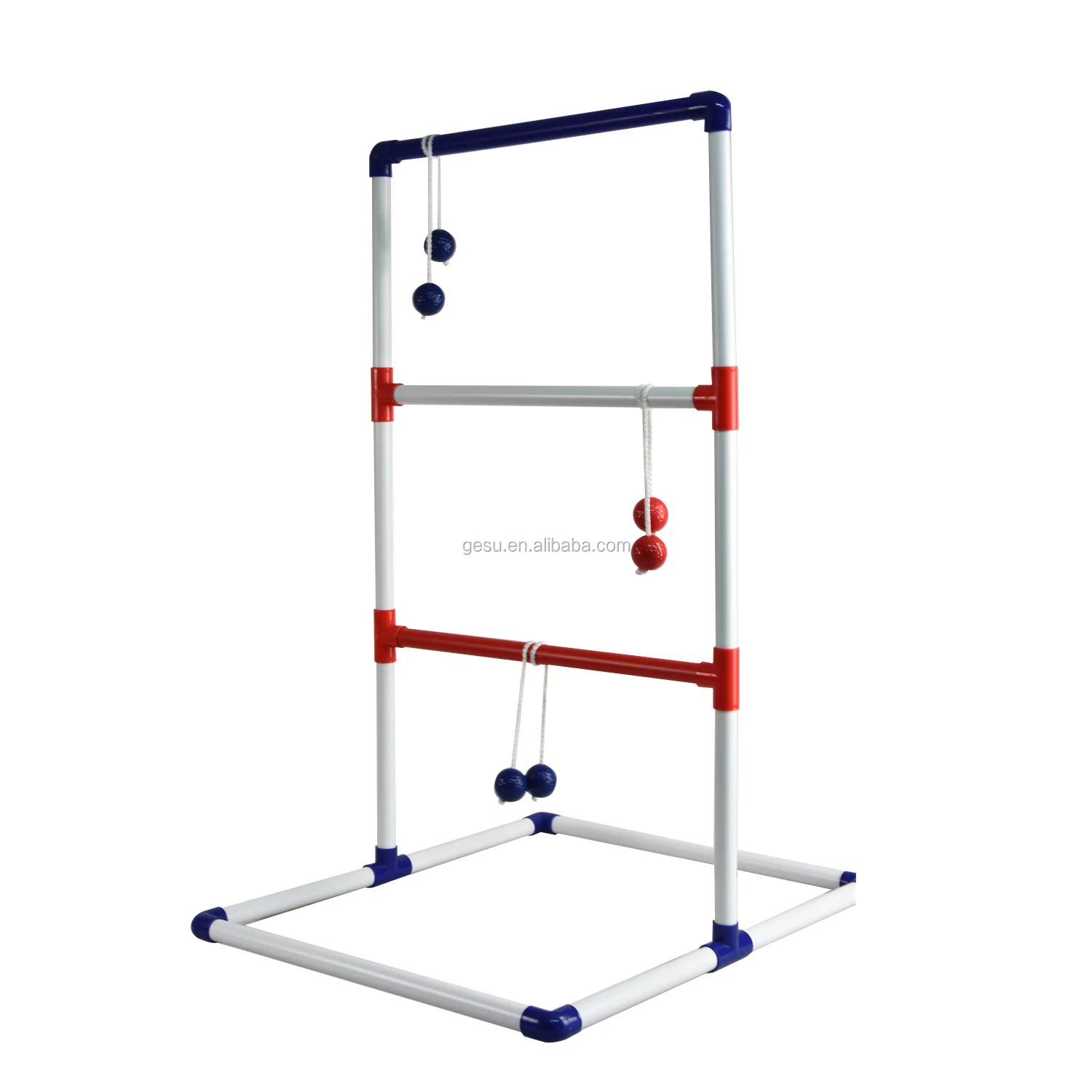 Outdoor Sport Pvc Ladder Toss Ball Rack For Kids Playing Buy Ladder