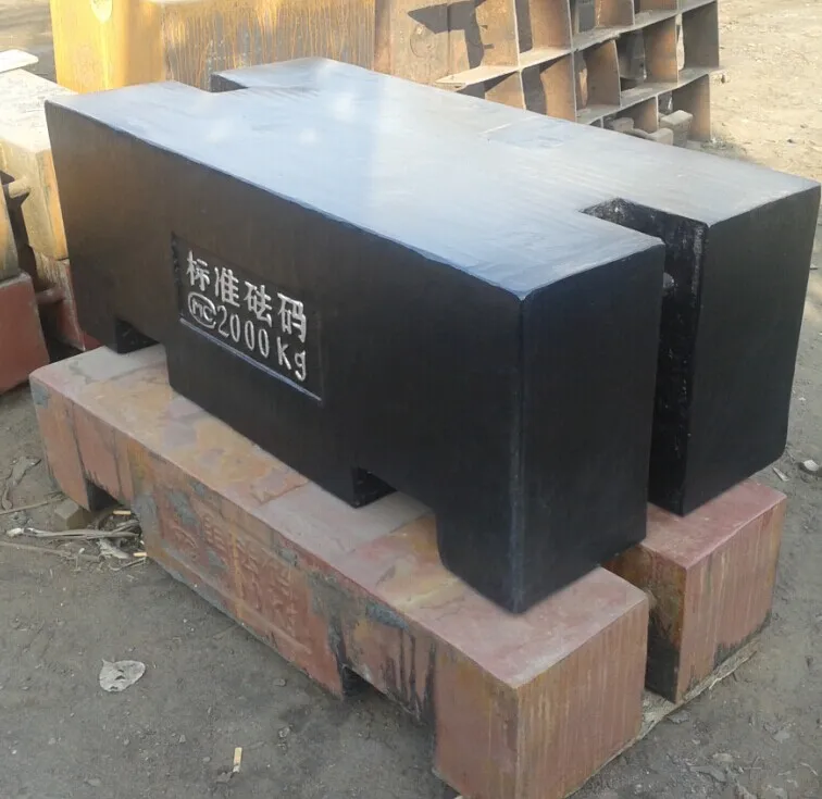 Changzhou NAUWKEURIGE OIML M1 2000 kg test gewicht voor kraan contragewicht 20 kg lift gewichten