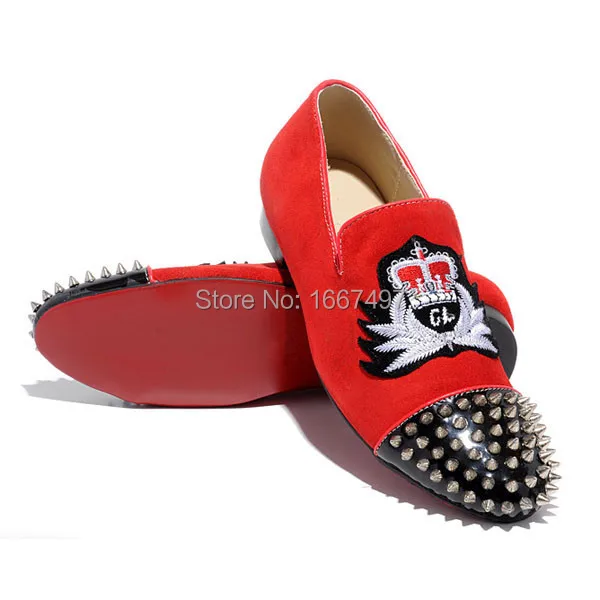 Louis Vuitton Red Bottoms Mens Loafers Women's