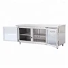Best price display cabinet refrigerator curved glass door freezer