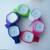 Plastic Square Watch With Interchangeable Custom Made Watch Dials