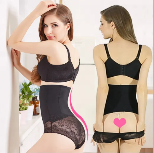 women body shaper high waist girdle convenient back open panty slimming women underwear