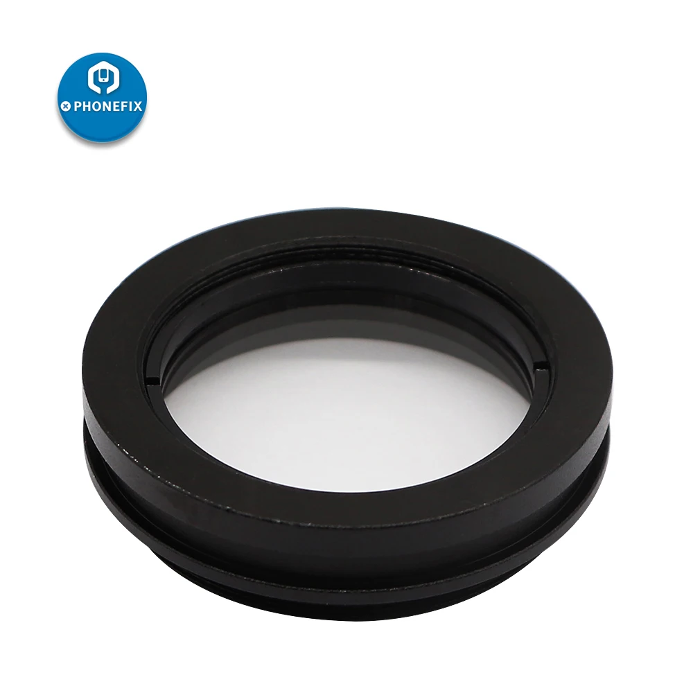 Antipolvo Aceite de humo /Óptico Est/éreo Microscopio Objetivo Lente Gafas Microscopio Objetivo Lente Vidrio protector