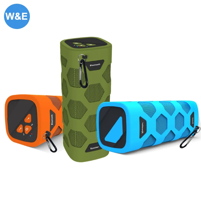 

NFC Portable Outdoor Waterproof Bluetooth Speaker 10W Super Bass Music Player with Microphone and Power Bank speaker, Black;blue;yellow;green;light green