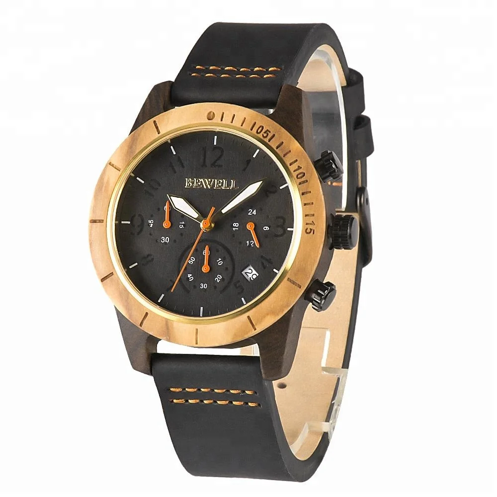 

Natural Handmade Luxury Men's Quartz Bamboo Wood Watch