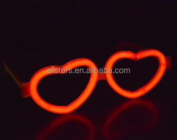 glow heart glasses