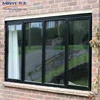 The new aluminium double tempered glass good lighting performance fixed window