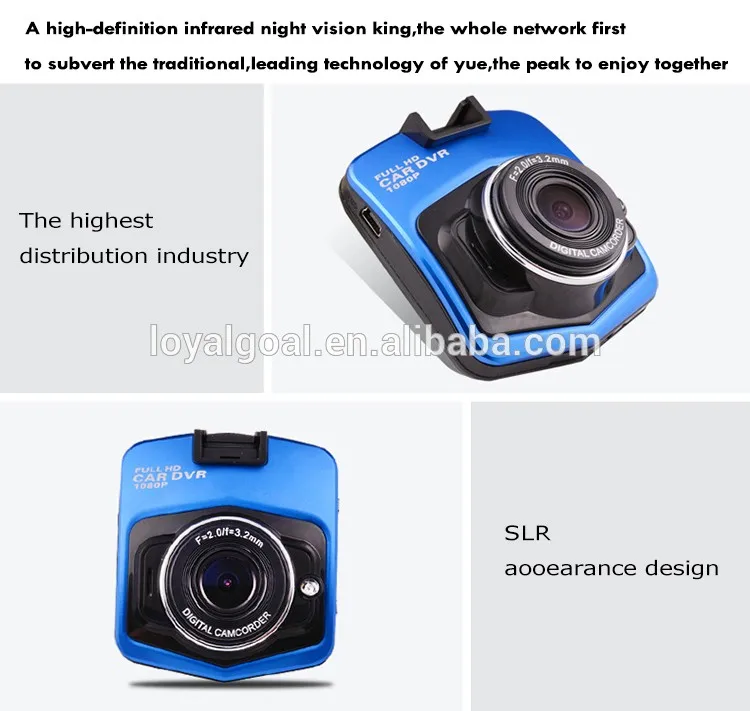 Hot Popular Gt300 Car Dvr Black Box 2.5 Inch User Manual Full Hd 1080p