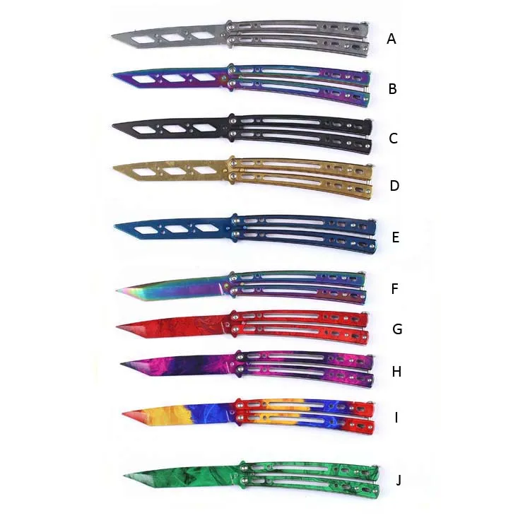 

2019 Csgo Pocket Balisong Knife Survival Knife With Stainless Steel, N/a