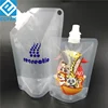 200ml Juice/Water/Drink Packing Side Spout Pouch Doypack Plastic Liquid Pouch With White Spout