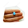 Charming Custom Pear Cut Fancy Blue Synthetic Opal For Necklace 925