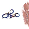 Collection Titanium and Stainless Steel Key Chain with Stones