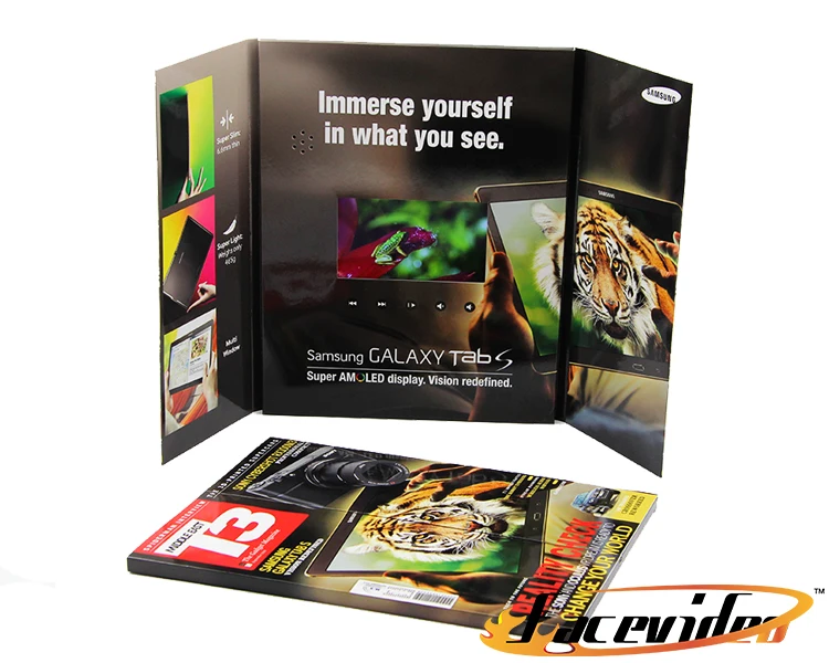 4.3 inch video brochure