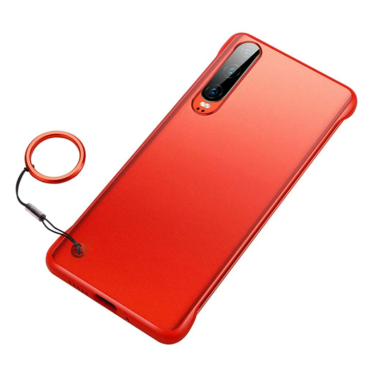 

XINGE Light Weight Frameless Matte Transparent Shockproof Case For Huawei P30, Black,blue,yellow,red