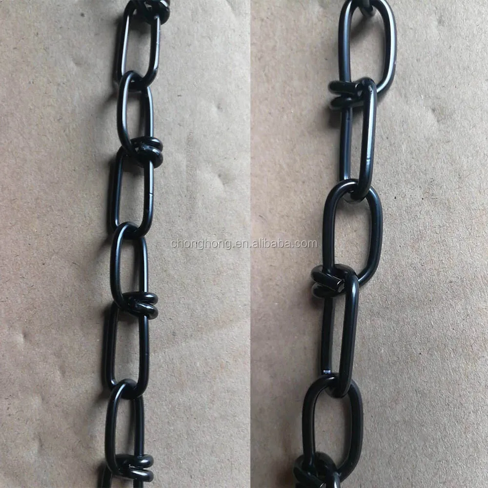 1mm Diameter Galvanized Double Loop Chain/din5686 Weldless Knotted Chain 316 Stainless Steel