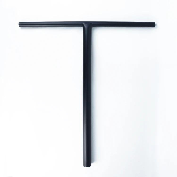 

Chrome Steel T shape Stunt Scooter Handle Bars, Black