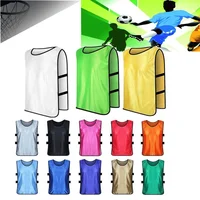

Factory Sleeveless Soccer Training Team Vest Football Jerseys Sports Shirts Adults