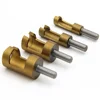 4PC Titanium plating bit set carpentry Carbon Steel shank Cylinder Plug Drill