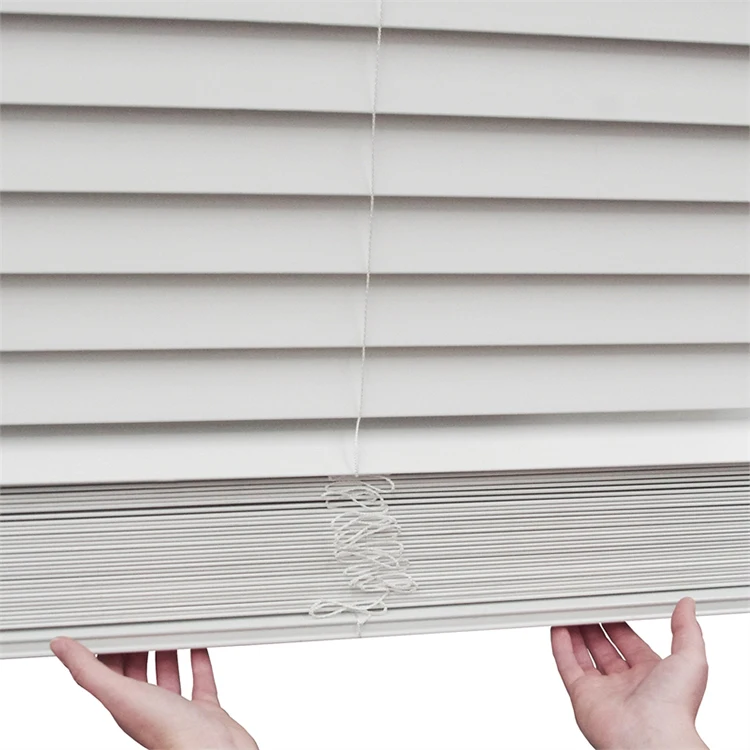 

high quality child safety cordless wood window venetian blinds for windows, Multi color optional
