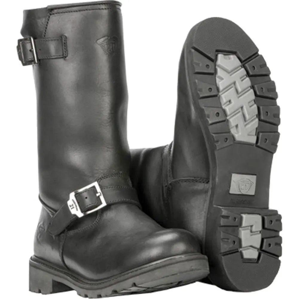 xelement steel toe engineer boots