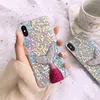 for iPhone X 6 7 8 8 Plus New 3D Mermaid Tail Holographic Splash Case