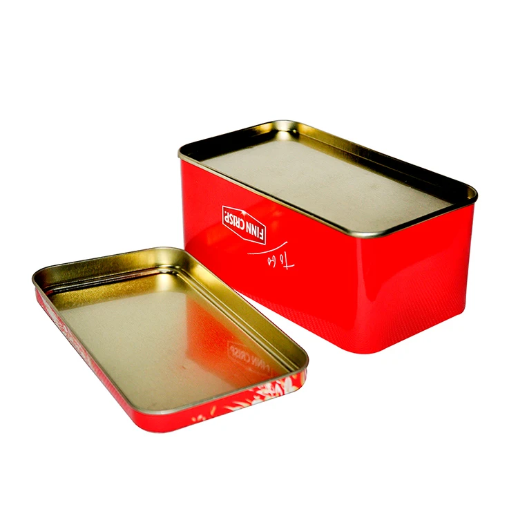 Food grade packaging tins for butter cookies promotional cookie tin boxes