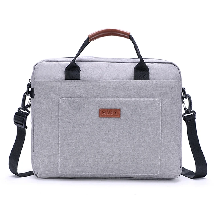 

High Quality Wholesale Business Shoulder Handled Canvas Men's Briefcase 2022 Laptop Shoulder Bag, As picture