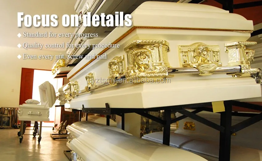 wholesale chinese quality plastic coffin casket flower
