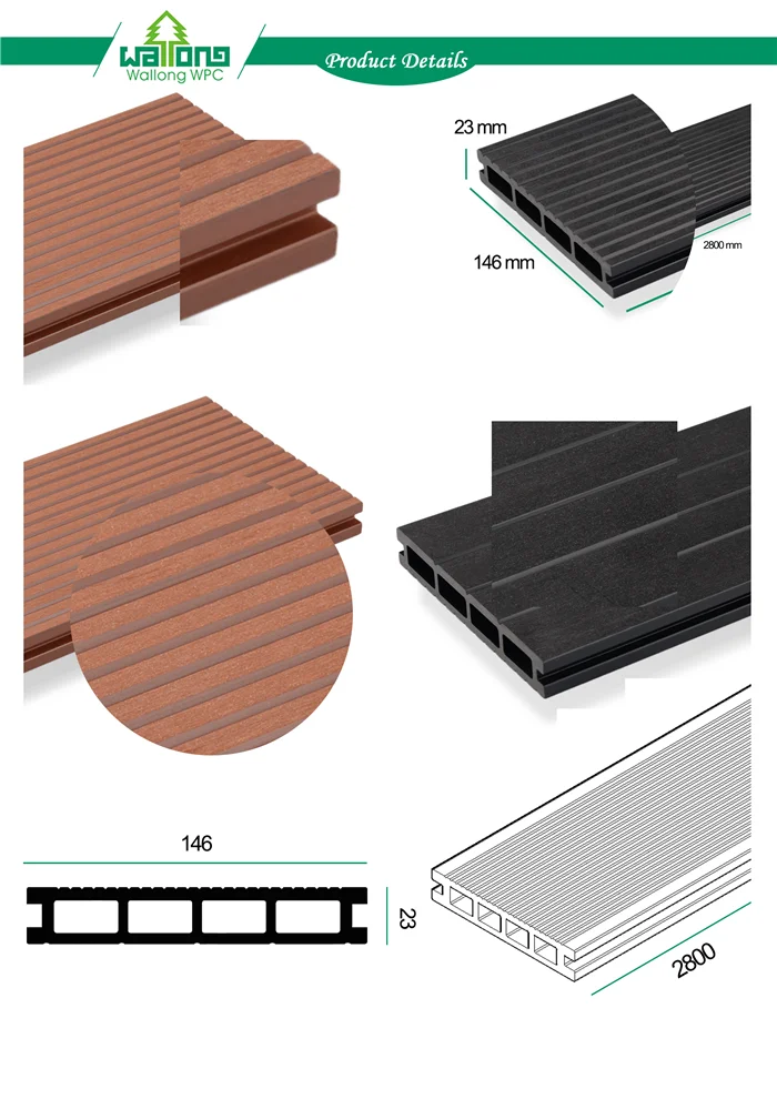 wpc china quality wood plastic decking composite outdoor flooring price vietnam floor tile