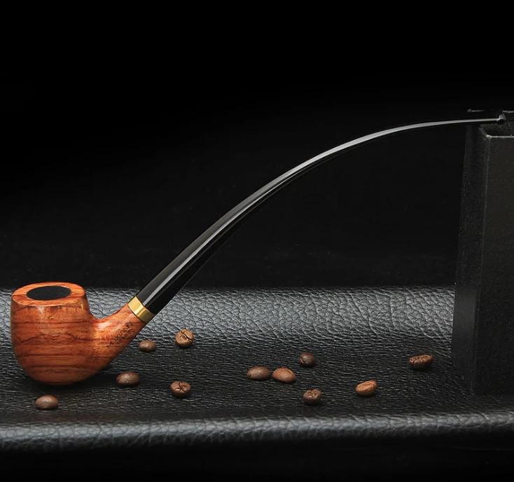 

Durable Wooden Smoke Smoking Pipe Tobacco Cigarettes Pipes, N/a