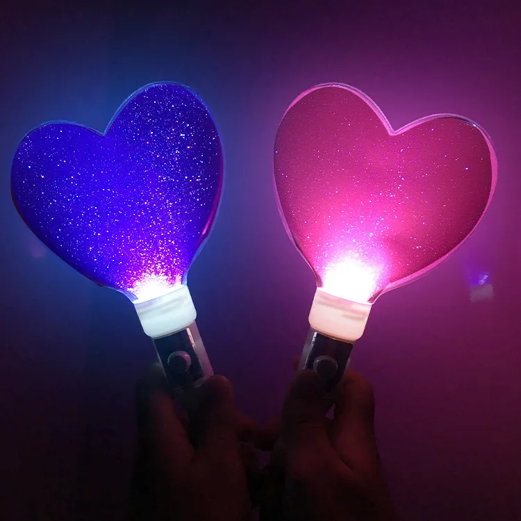 Heart Led Glow Stick/heart Shaped Led Stick/led Light Stick Buy Heart