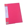 Free sample available multi pockets a4 solid cover file folder display book