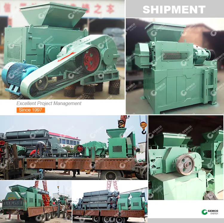 Wholesale price charcoal coal powder briquette shaping press briquetting machine equipment