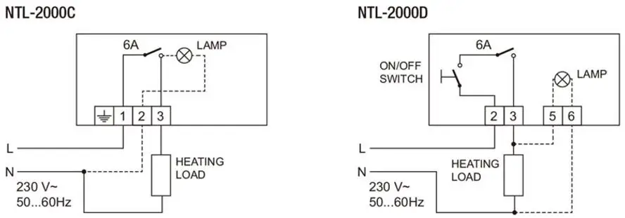 Ntl 001d схема подключения с тепловой завесой