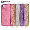 Luxury fashion electroplate bumper epoxy dripping glitter phone case for alcatel onyx mobile cover